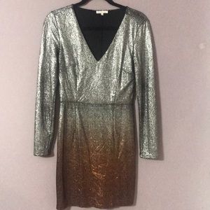 Ombré sparkle dress